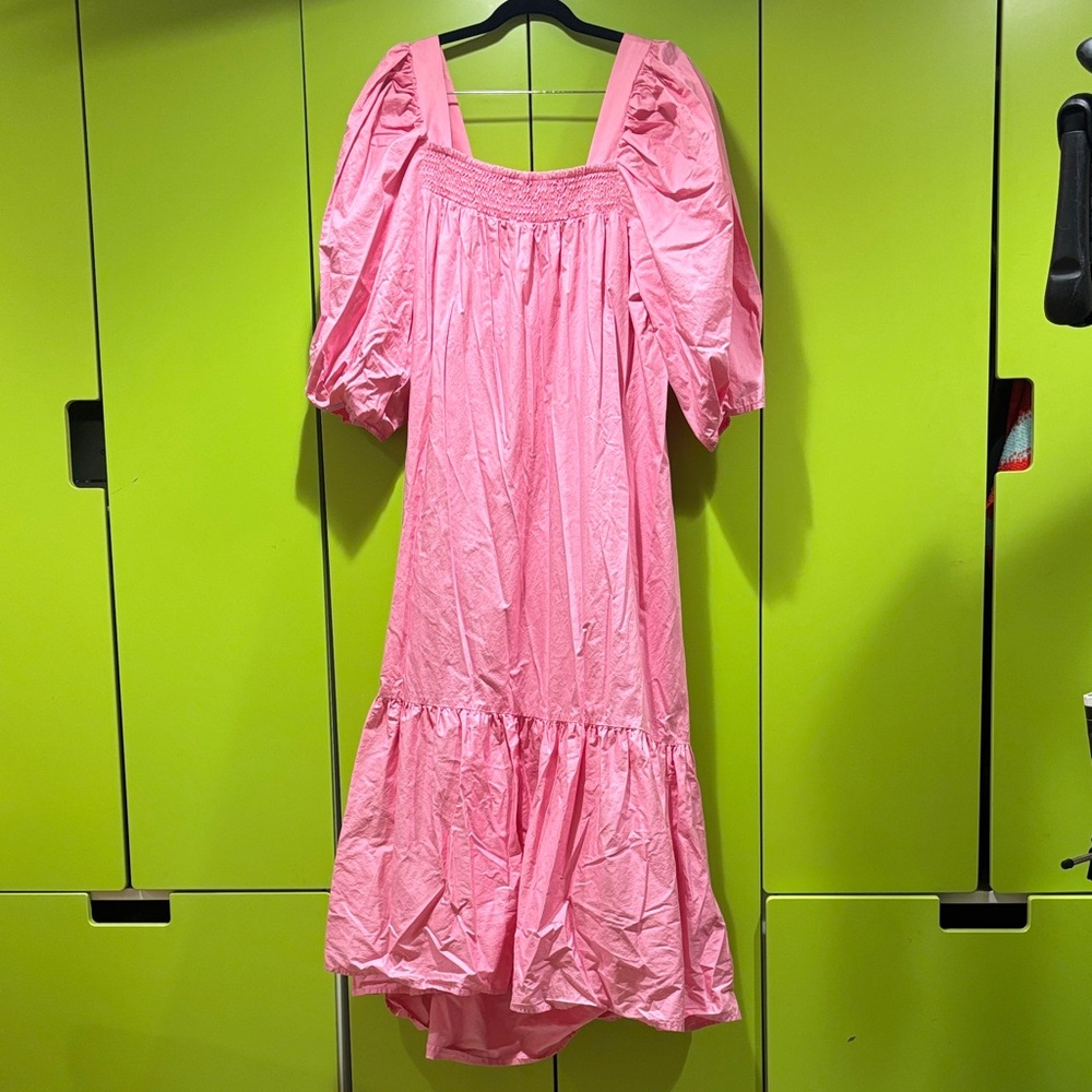 H&M Pink Puff Sleeve Dress